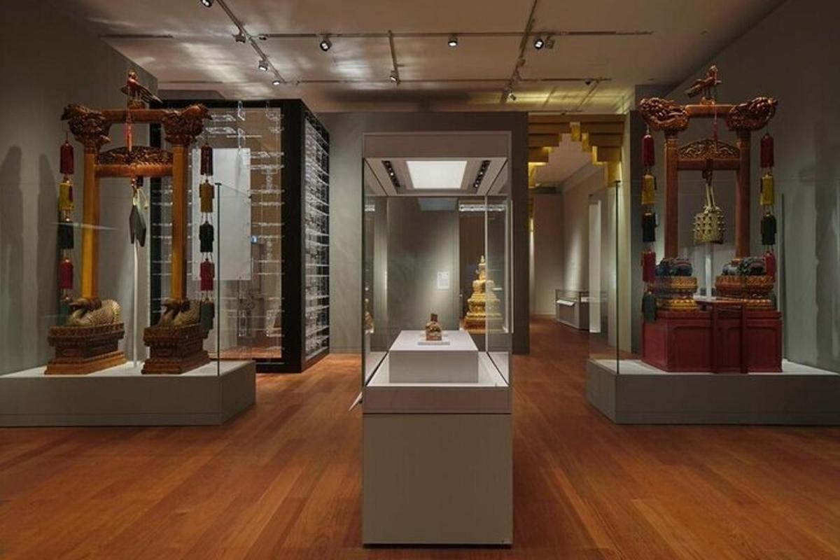 a museum with many different types of items on display
