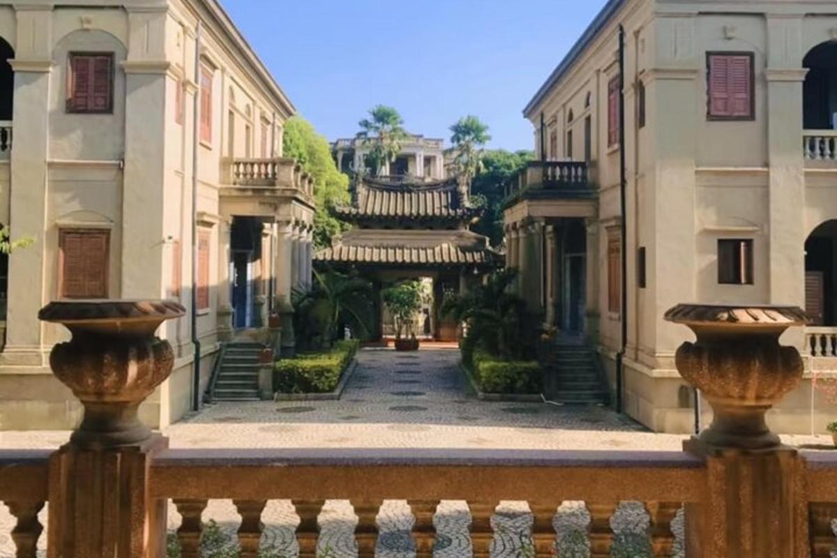 a view from the balcony of a building