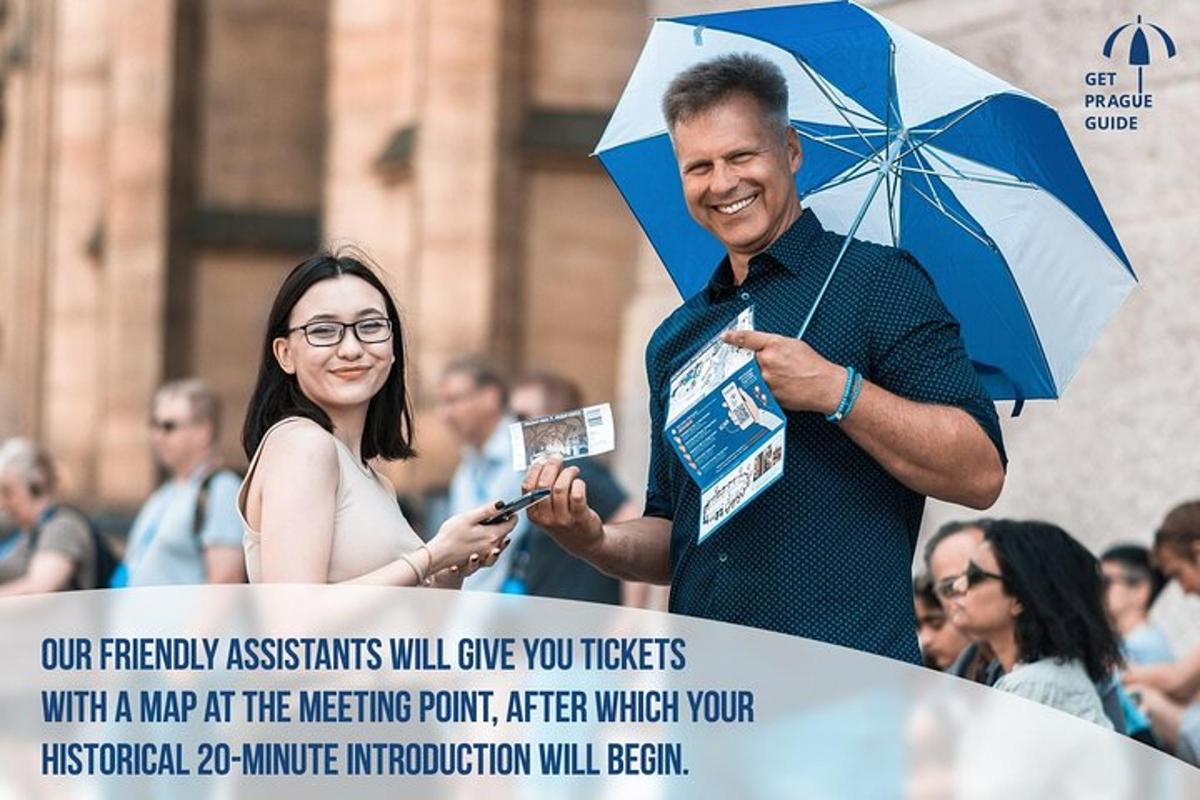 a man standing next to a woman holding an umbrella