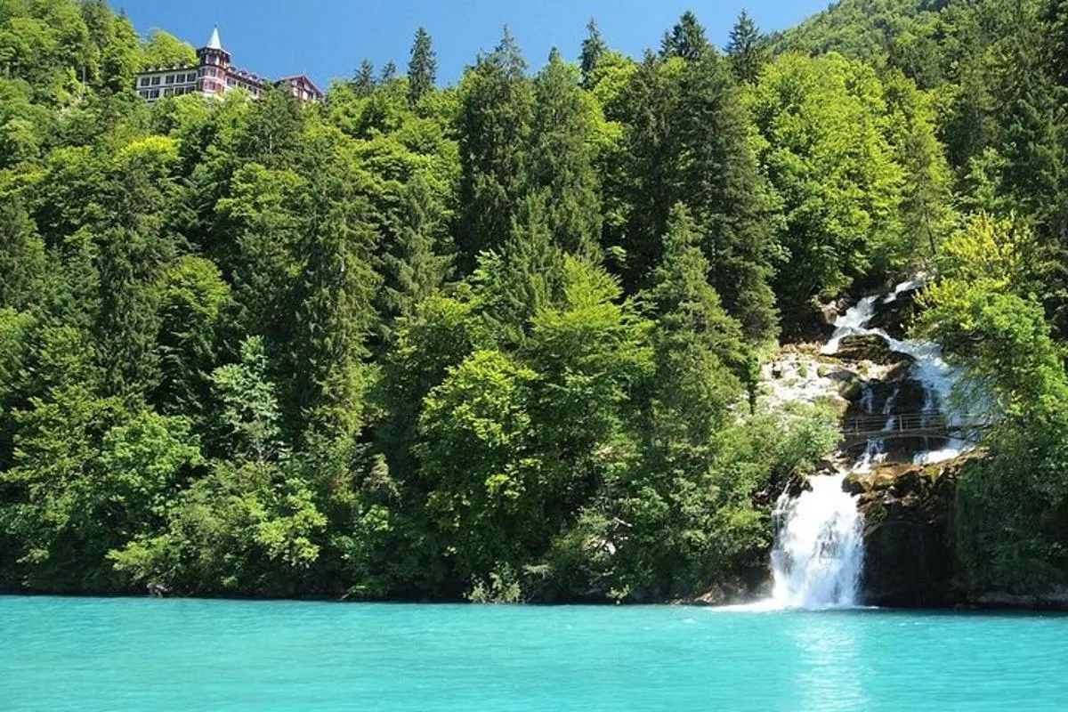 De Bâle: Visite privée d'Interlaken, croisière sur le lac, chutes de Giessbach – photo 4