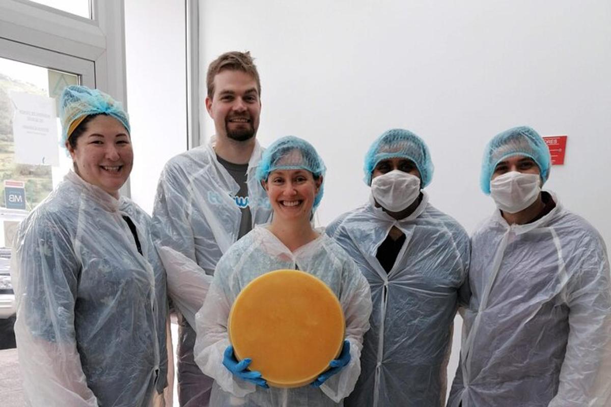 a group of surgeons in scrubs posing for a picture