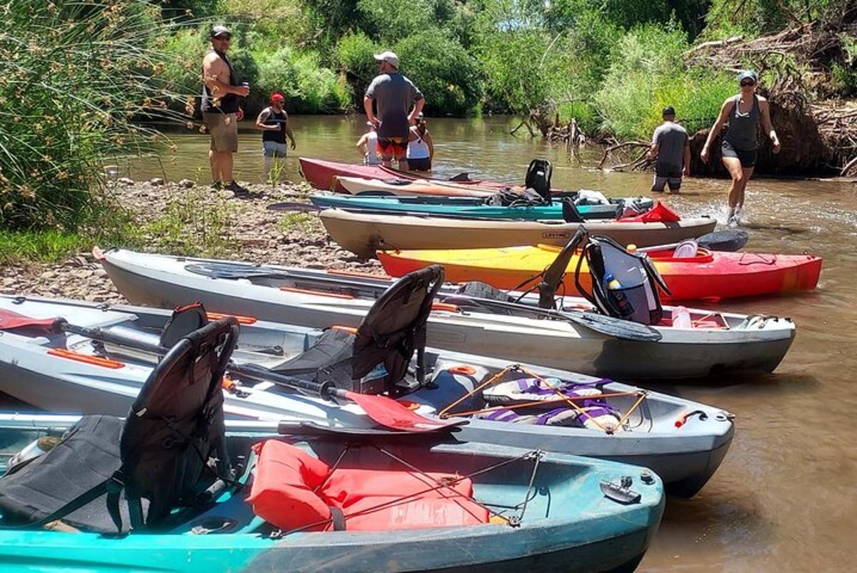 um grupo de barcos parados na água