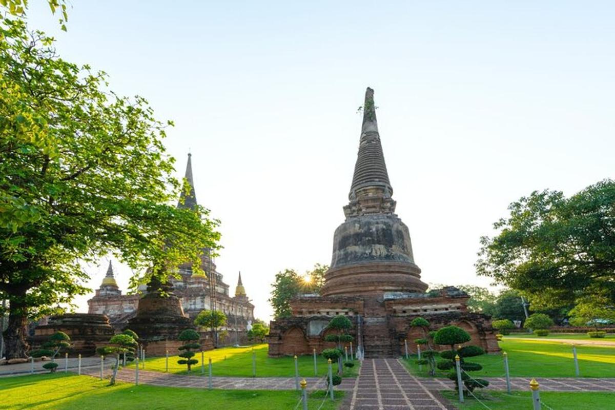 o pagodă în mijlocul unui parc