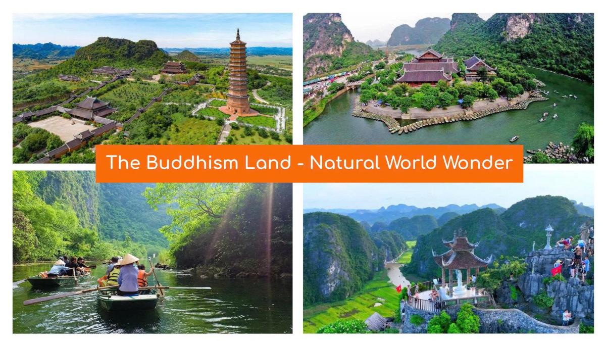 a collage of pictures of the buddhism land national world wonder