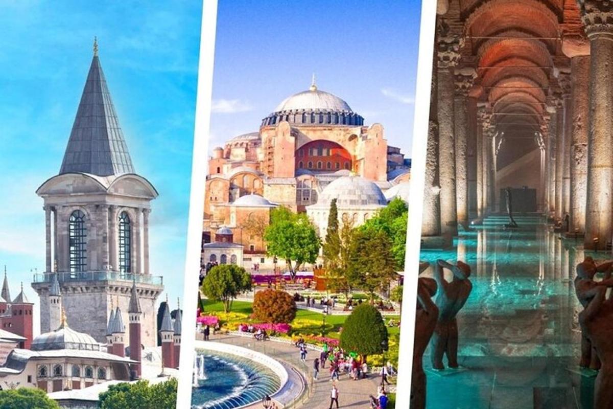 un collage d'imatges d'un edifici i una ciutat