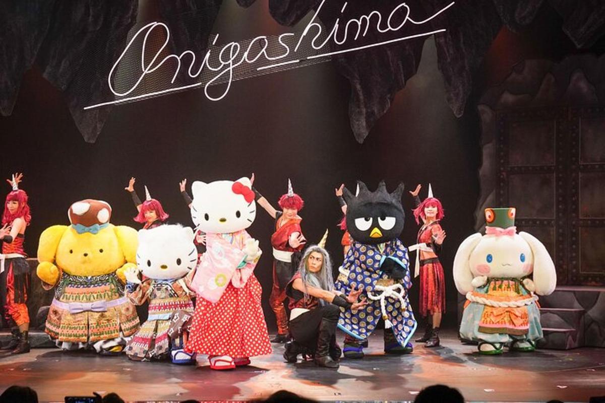 a group of people in costumes on a stage