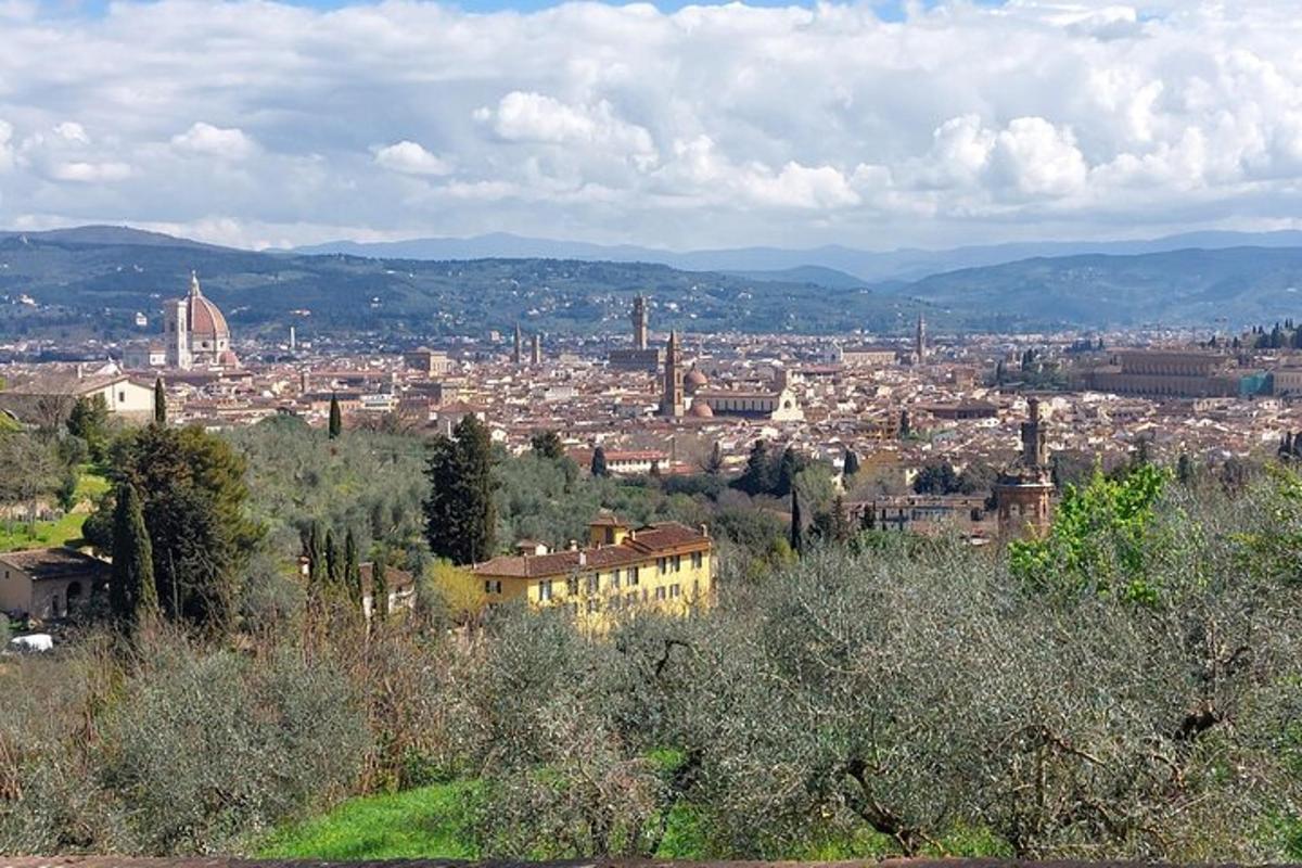 a view of a city from the top of a hill