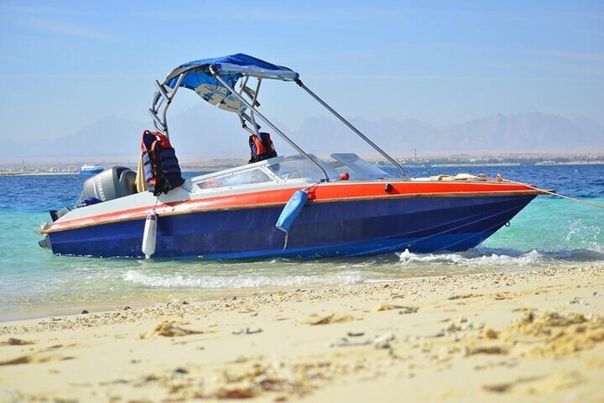 bot duduk di tepi pantai