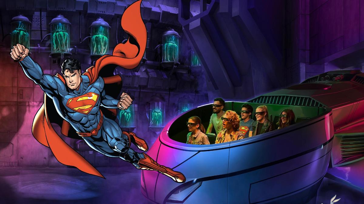 a rendering of superman in a dc movie