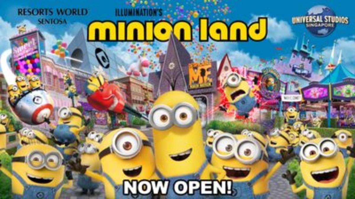 a movie poster for the minions movie minion land