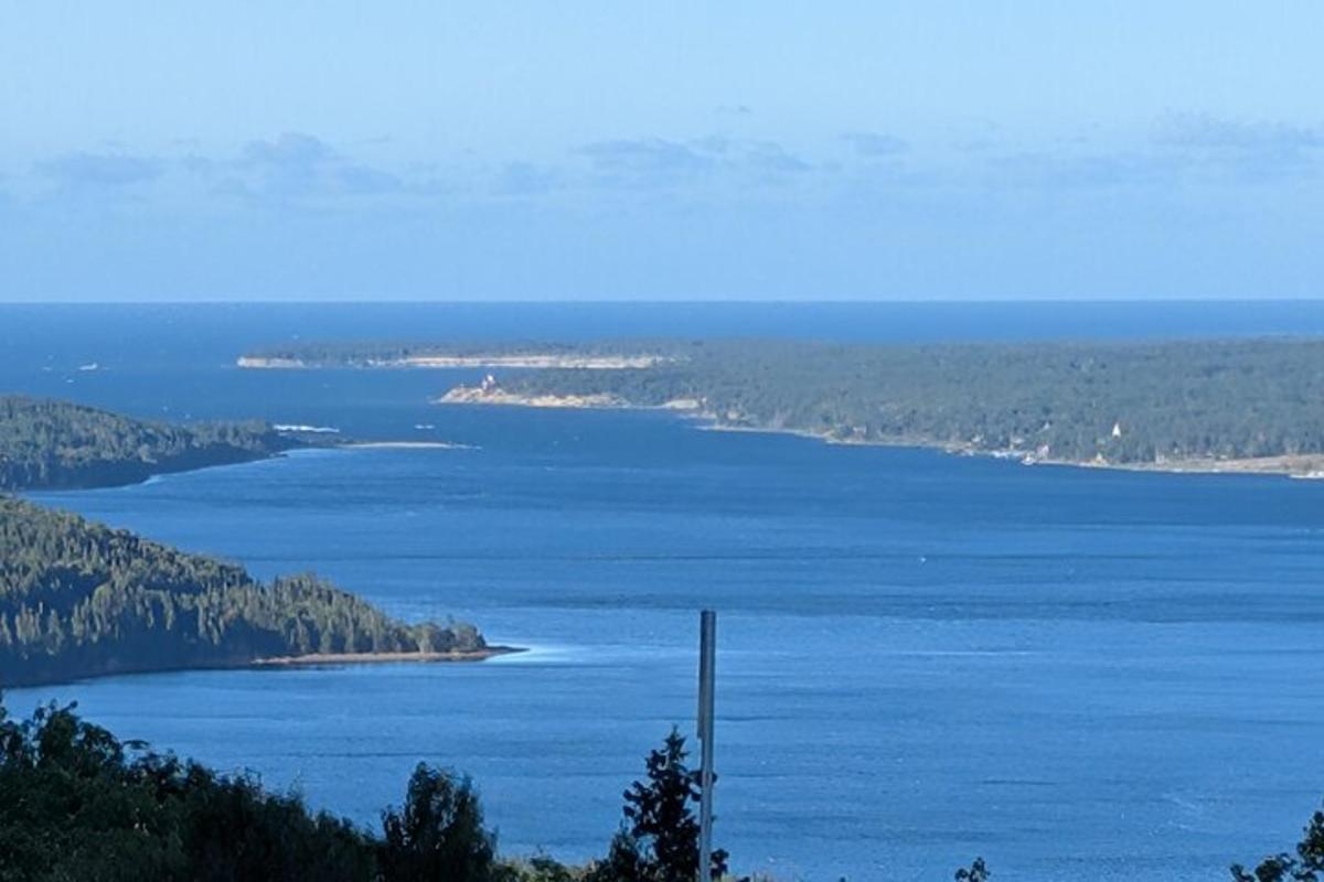 a view of a large body of water