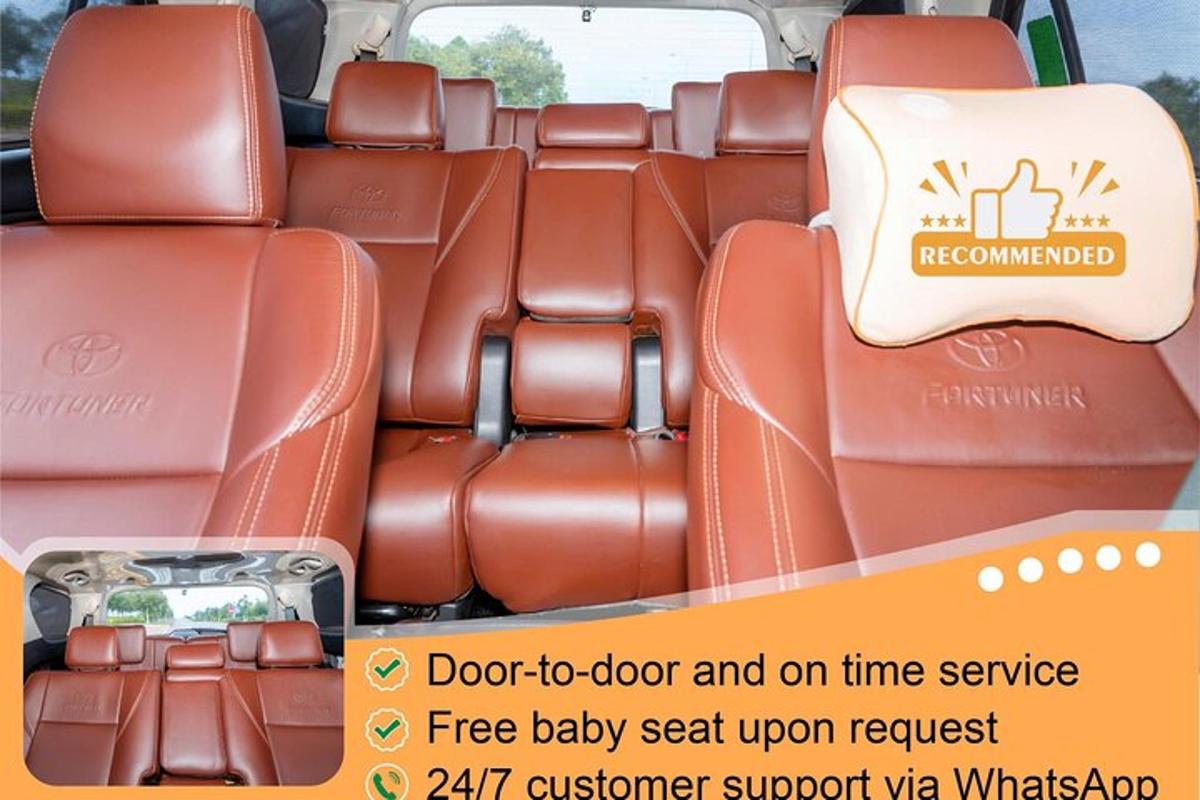 a set of leather car seat covers in a vehicle