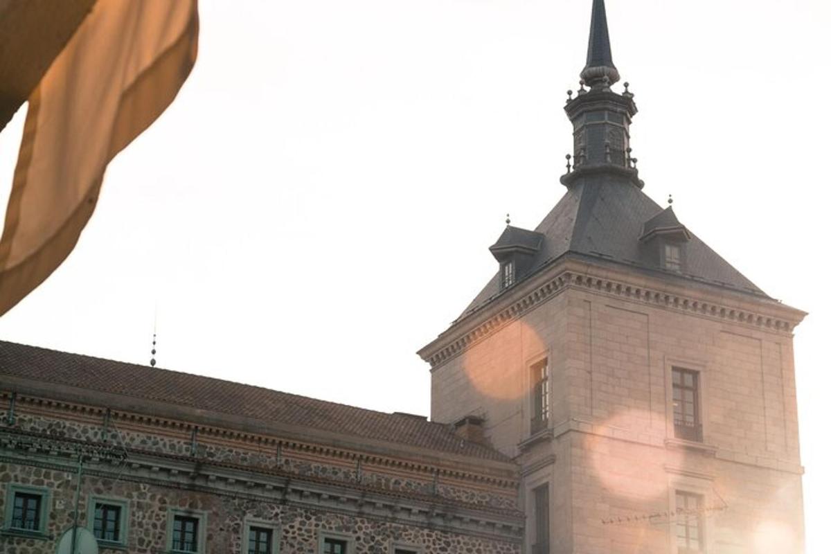 a large building with a steeple on top of it