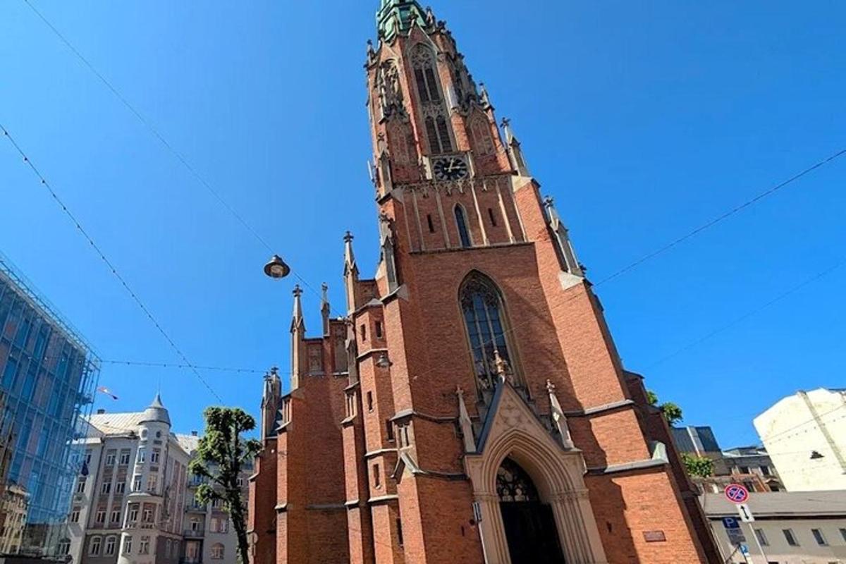 a tall brick building with a clock tower
