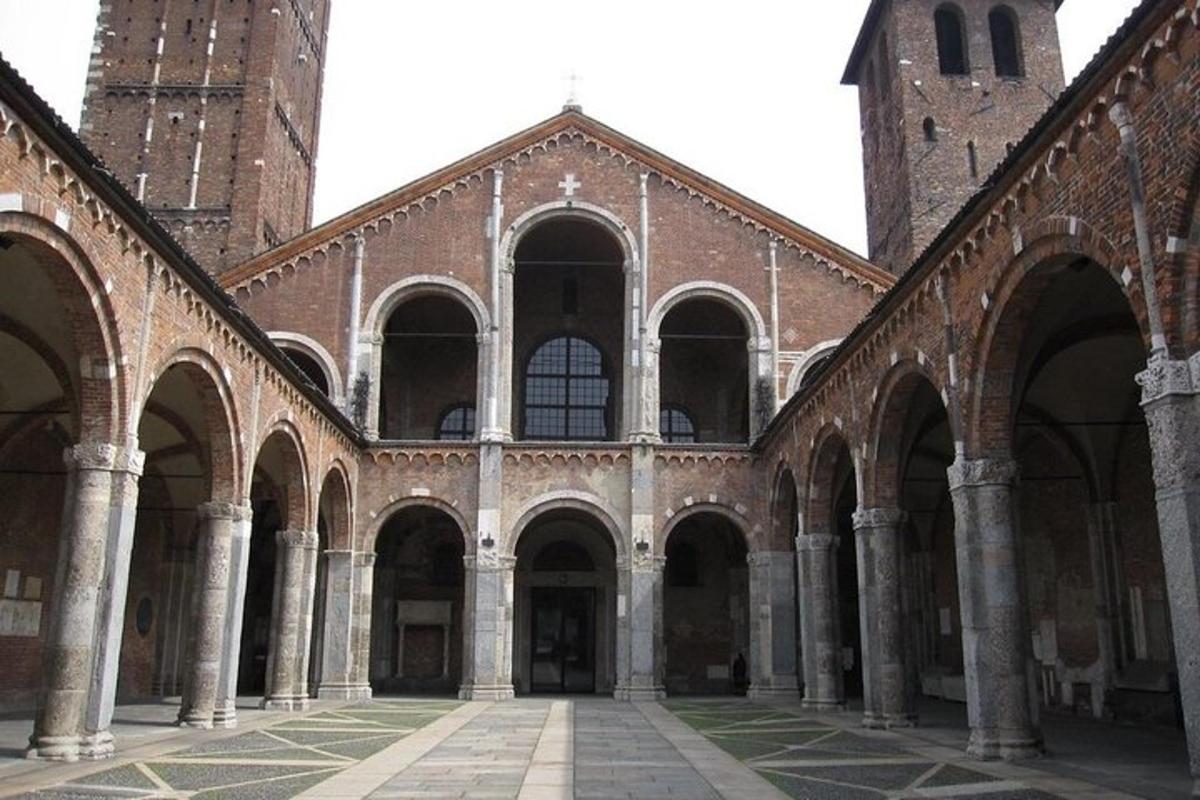 a large brick building with a clock tower