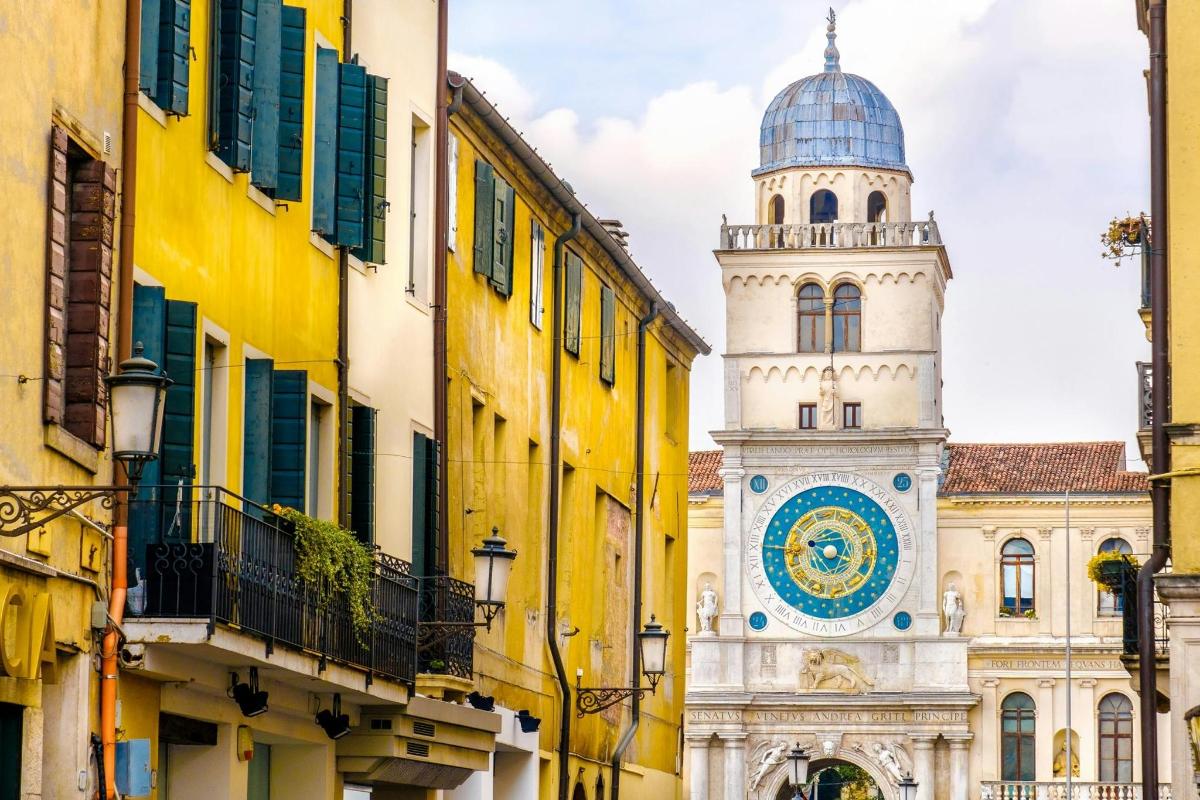 a building with a clock tower in a city