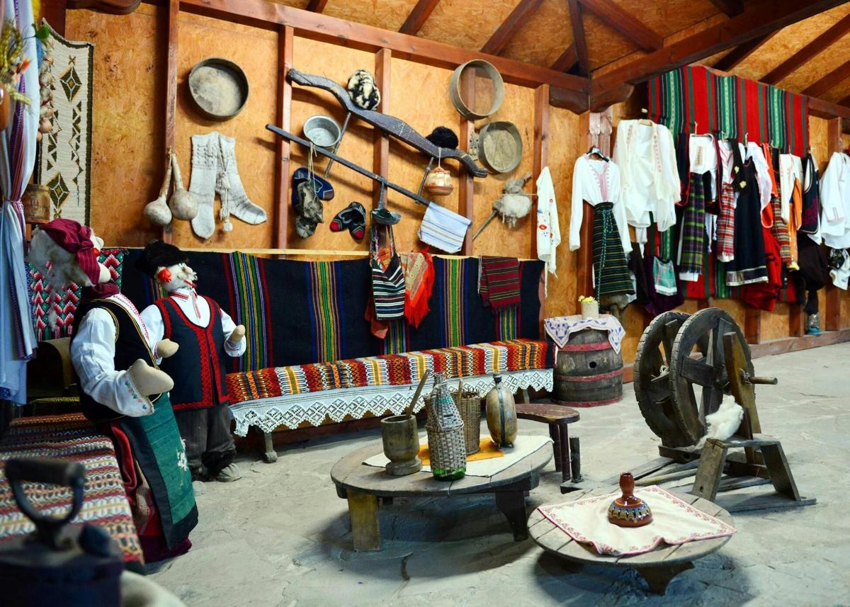 a store with a bunch of items on the wall