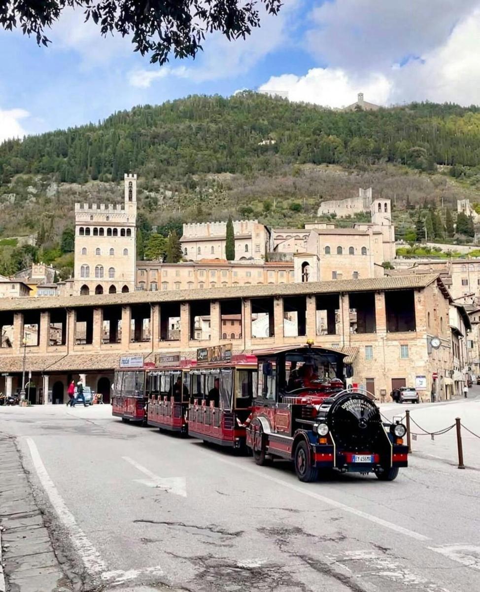 two buses are parked in front of a large building
