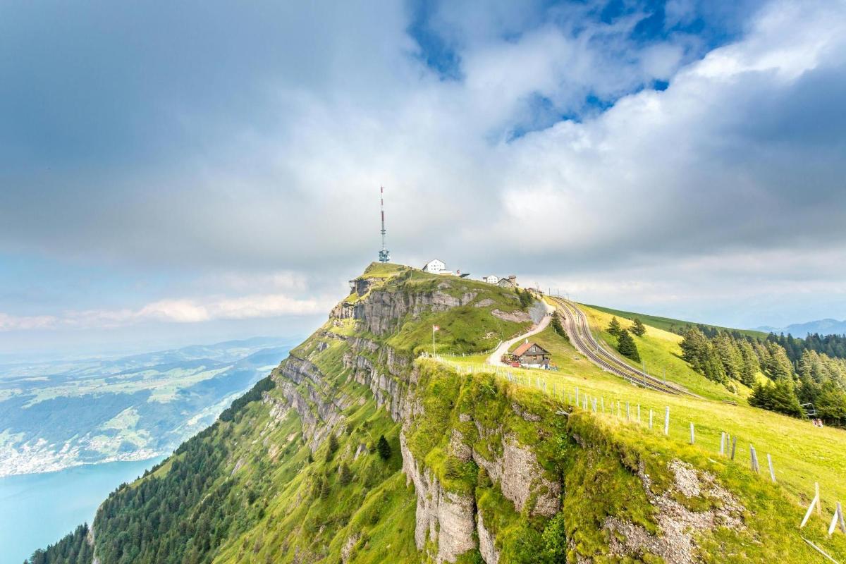 a road on the side of a mountain