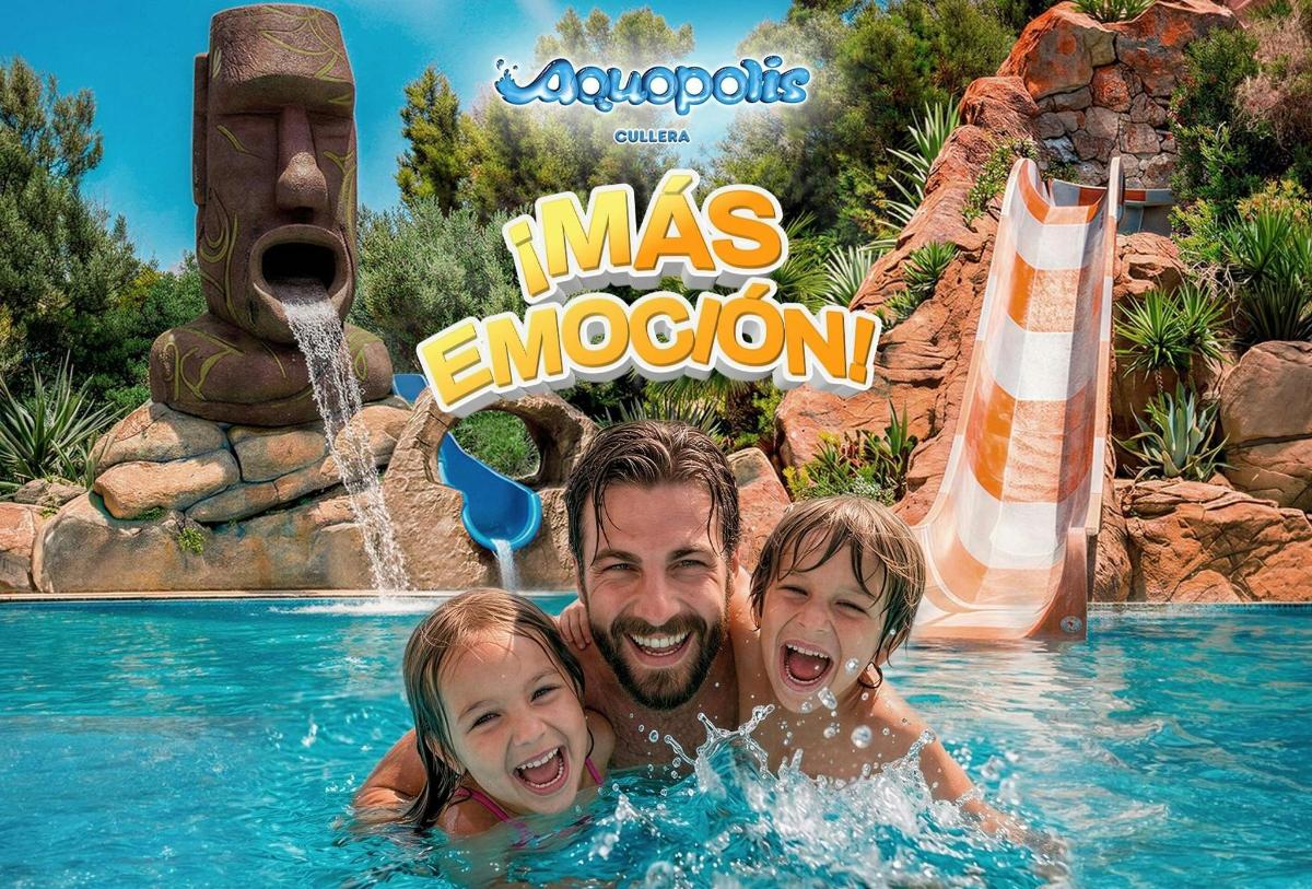 a man and two children in a swimming pool