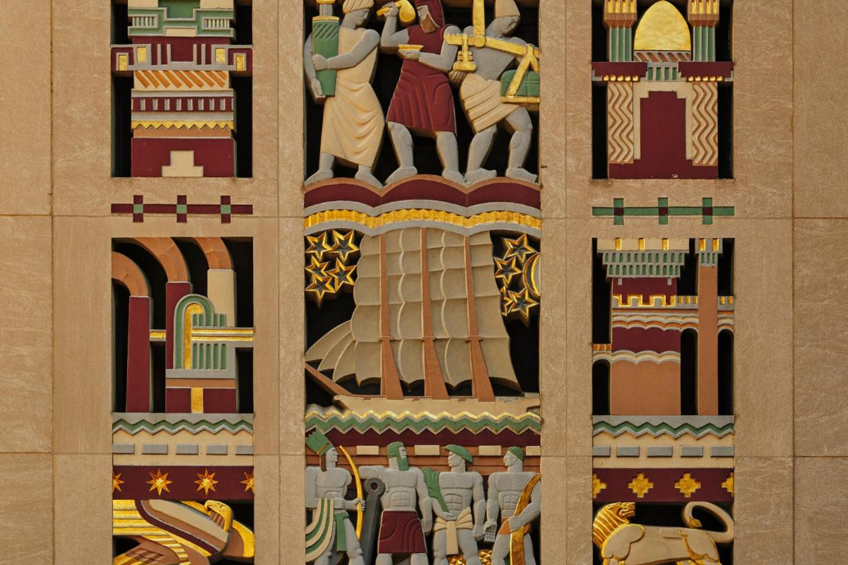 an image of a painting on a wall