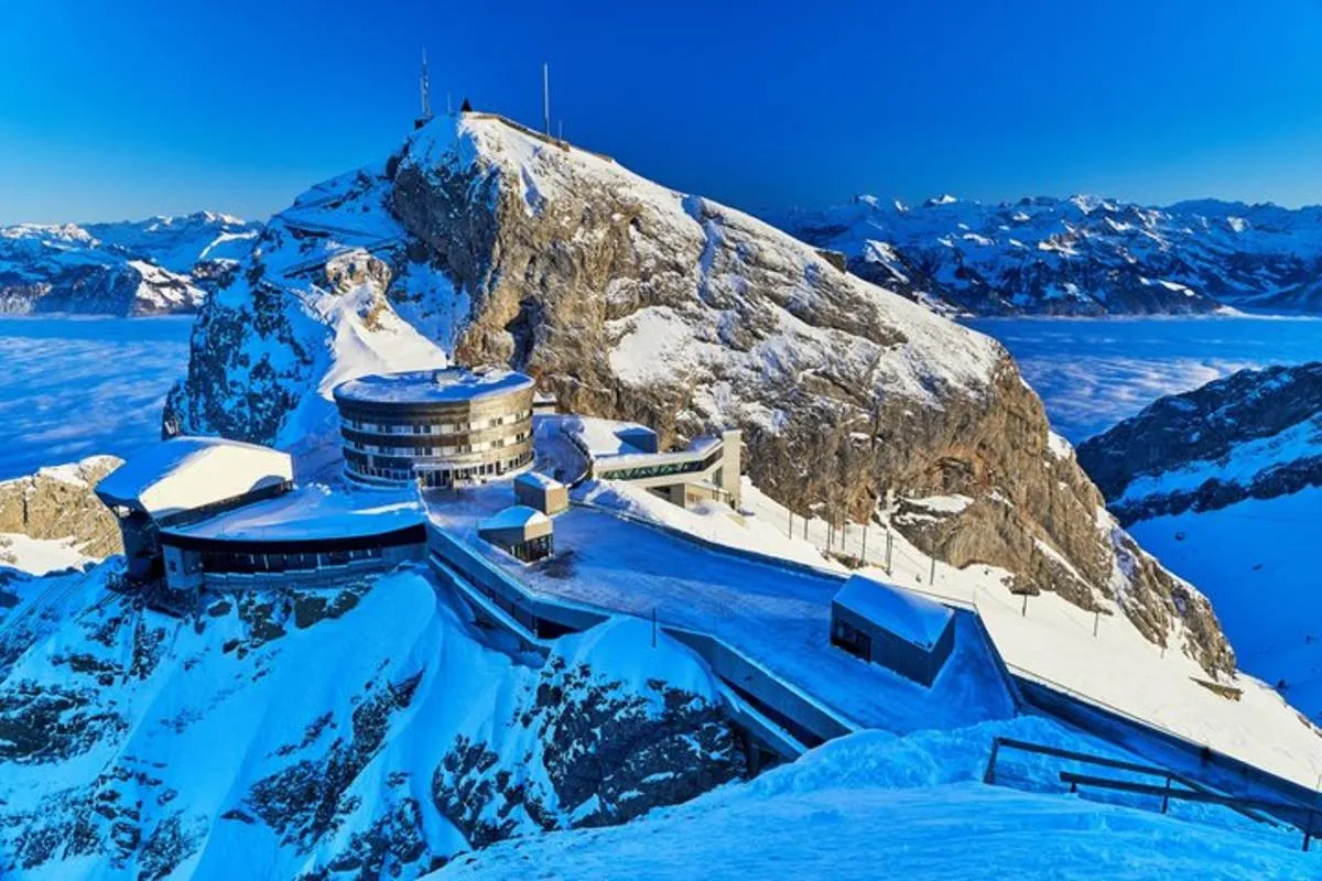 Expérience hivernale au Mont Pilatus : visite en petit groupe au départ de Bâle – photo 5