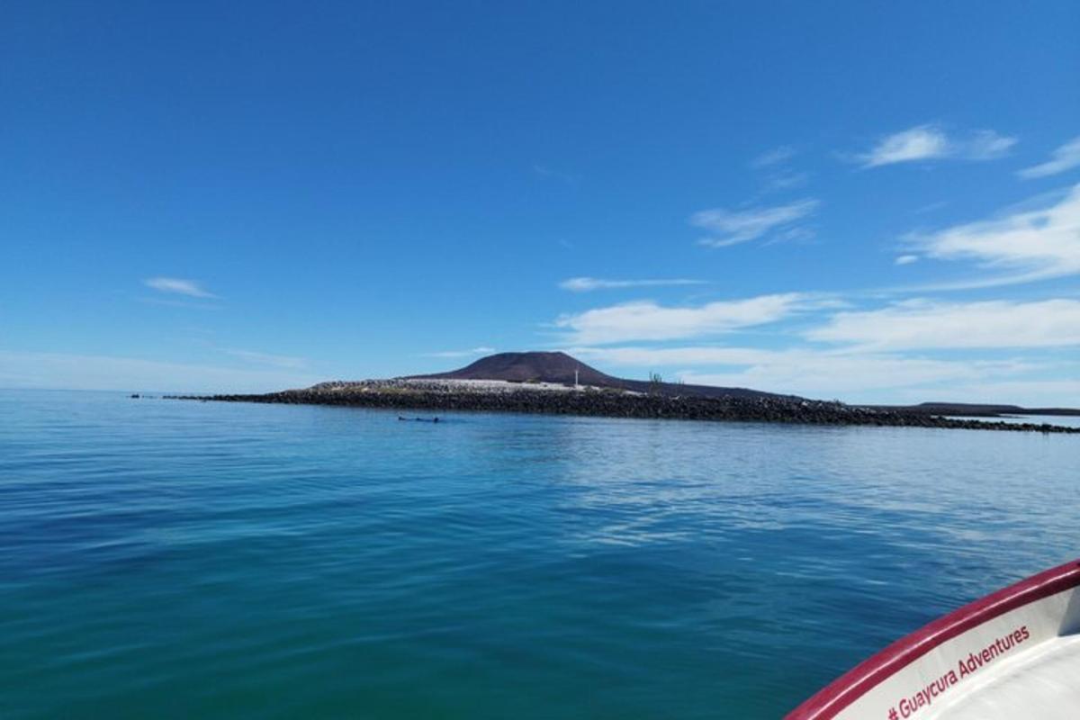 an island in the middle of a body of water