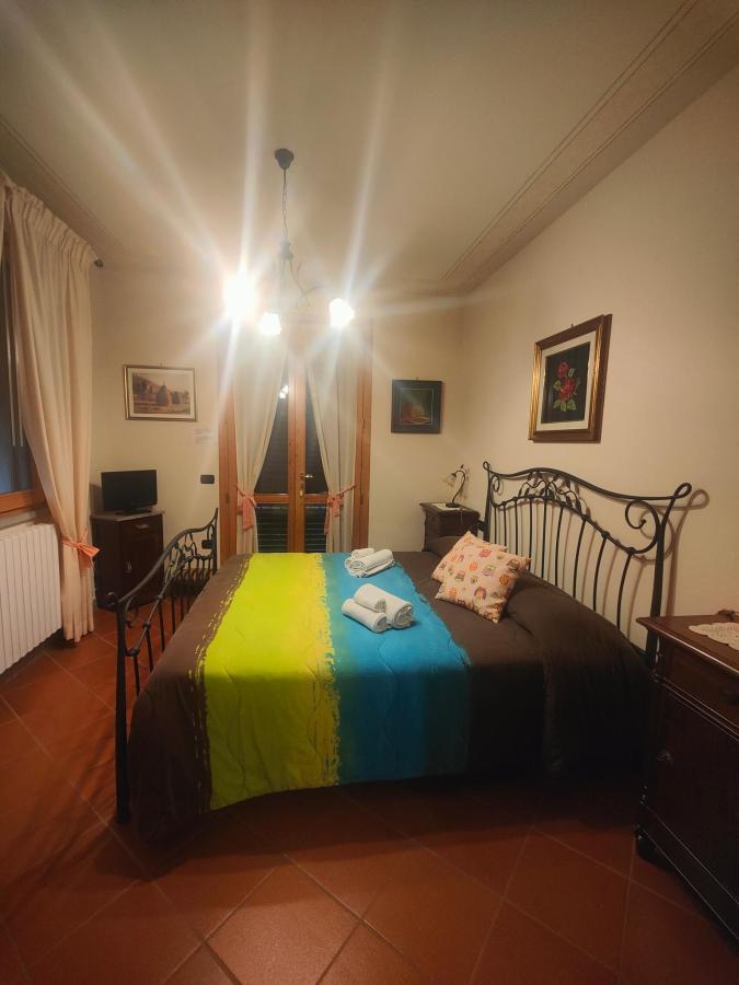 Letto o letti in una camera di Villa Antico Borghetto Di Tigliano