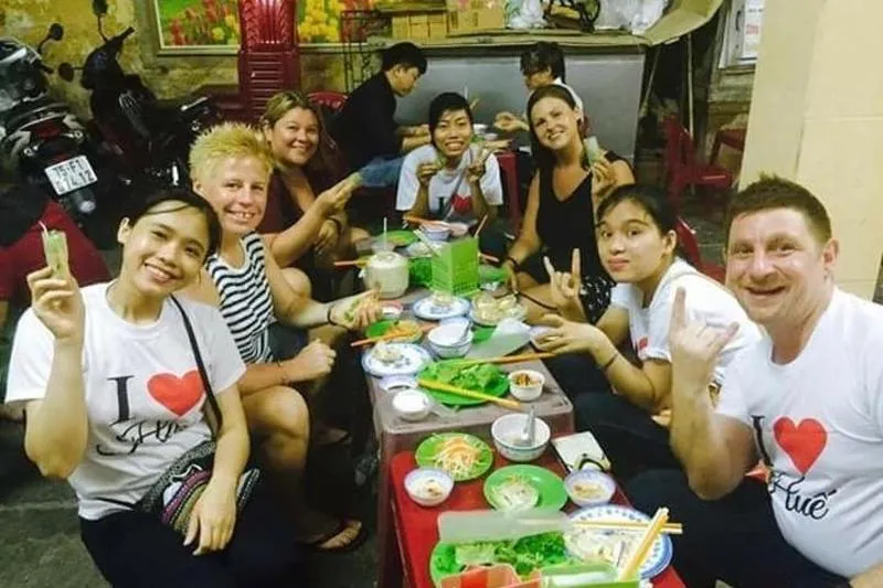 Featured tour with 16 reviews: Hue Street Food Tour At Night By Scooter