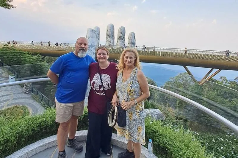 Featured tour with 5 reviews: Private Marble Mountains-Hands Bridge-Bana Hills HoiAn/DaNang