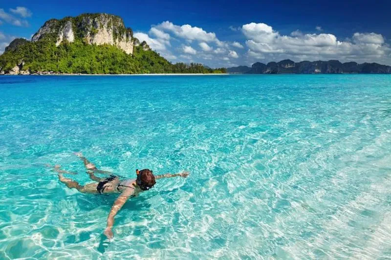 4 Island Tour by Traditional Big Longtail Boat from Krabi by Booking from 1,027 THB