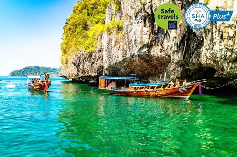 Featured tour with 8 reviews: Lanta 4 Islands + Emerald Cave Snorkeling Tour