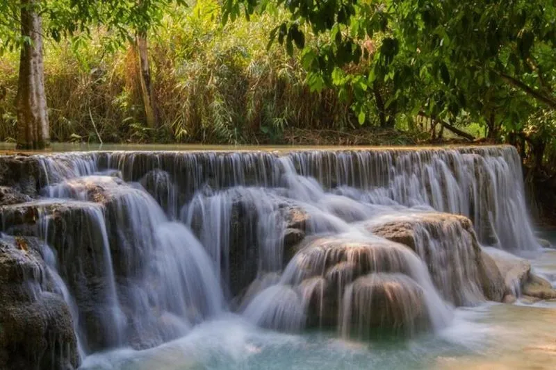 Luxury Tour: Luang Prabang Kuang Si Waterfall and Local l Craft Private Tour