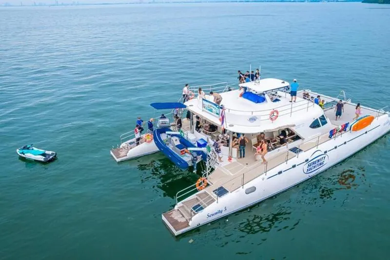 Featured tour with 7 reviews: Pattaya: 3 Islands one day trip on Catamaran with Lunch