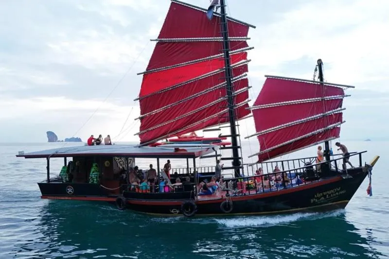 Featured tour with 157 reviews: Krabi 4 Island Sunset Snorkeling Cruise + Bioluminescent Swim