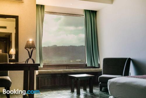Stay cool: air-con place in Pantai Cenang with terrace