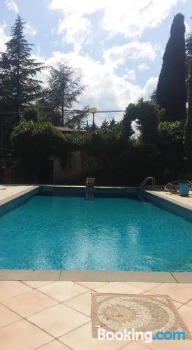 In Nicolosi with terrace and pool.