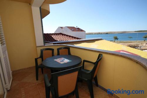 Apartment in Povljana superb location with terrace