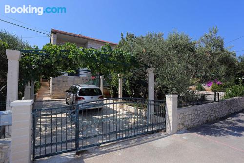 Central location and air in Supetar ideal for two.
