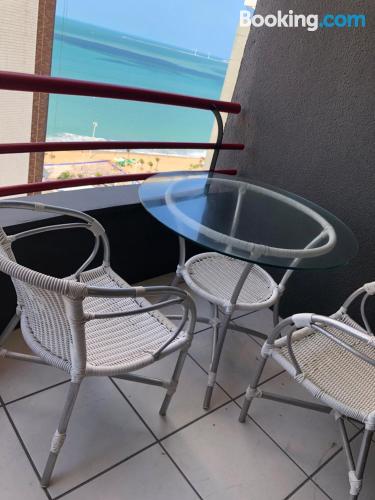 Ferienwohnung mit Balkon und Internet. In Fortaleza