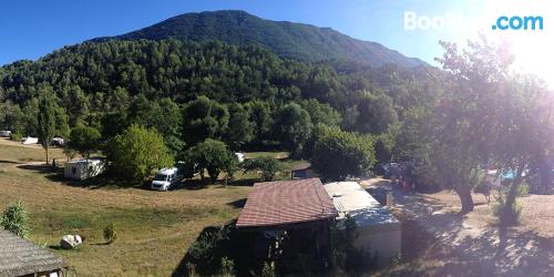 Place in Buis-les-Baronnies. Terrace!.