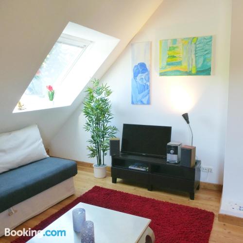 2 bedroom place in Hamburg. Convenient for six or more