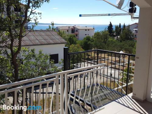 Appartement avec terrasse. Pour deux personnes.