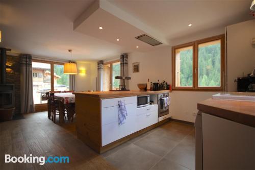 Apartamento de 240m2 em Morzine. Wi-fi!.