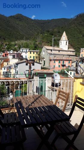 Studio à Corniglia. Terrasse!