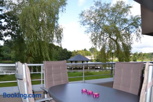 Spacieux appartement à Vielsalm. Terrasse et Internet!