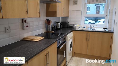 Apartamento de 81m2 en Glasgow con wifi.