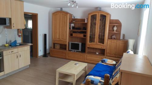 Dog friendly apartment in Suhl with internet and terrace.