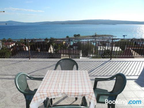 Appartement à Crikvenica. Terrasse!