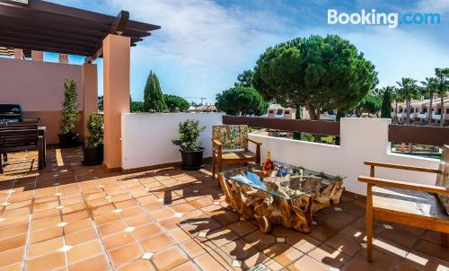 Good choice 1 bedroom apartment with terrace and pool